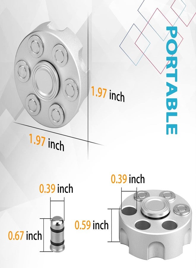 Anzmtosn Desk Fidget Spinner Chain, Fidget Toy Metal, Infinity Cube Spiner Gift for Kids and Adults, Sensory Toy, Heavy Duty Cool Hand Finger Spinner Desk Toy, Party Favors Goody Bag Fillers Stocking Stuffers - Image 2